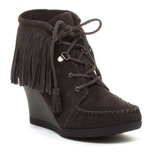 Lace-Up Fringe Minnetonka Bootie